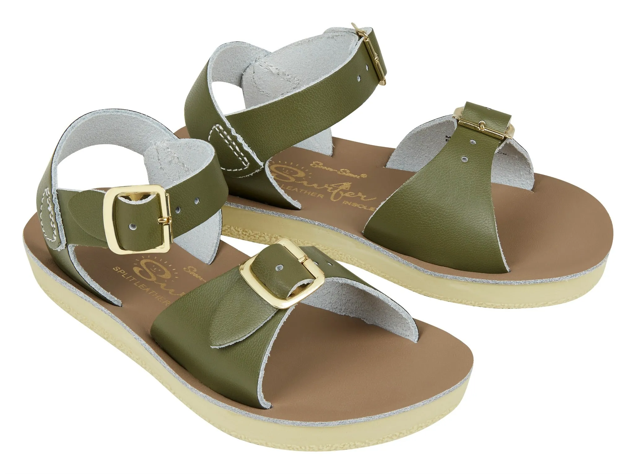 (1716)Salt-Water Sandal Surfer - OLIVE