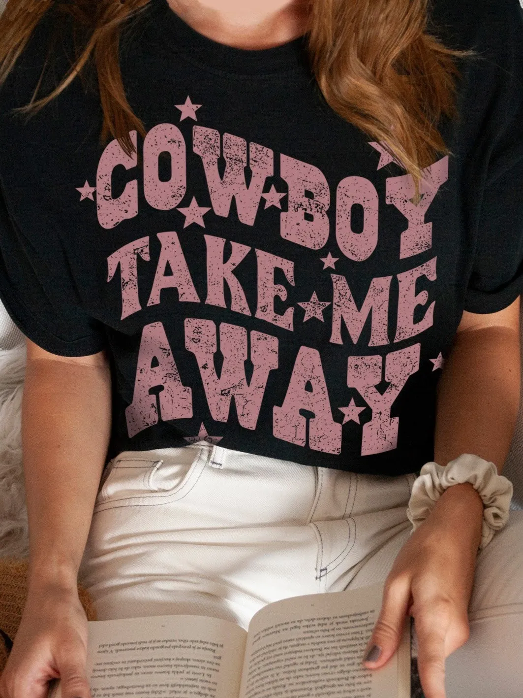 27 Cowboy Take Me Away Tee