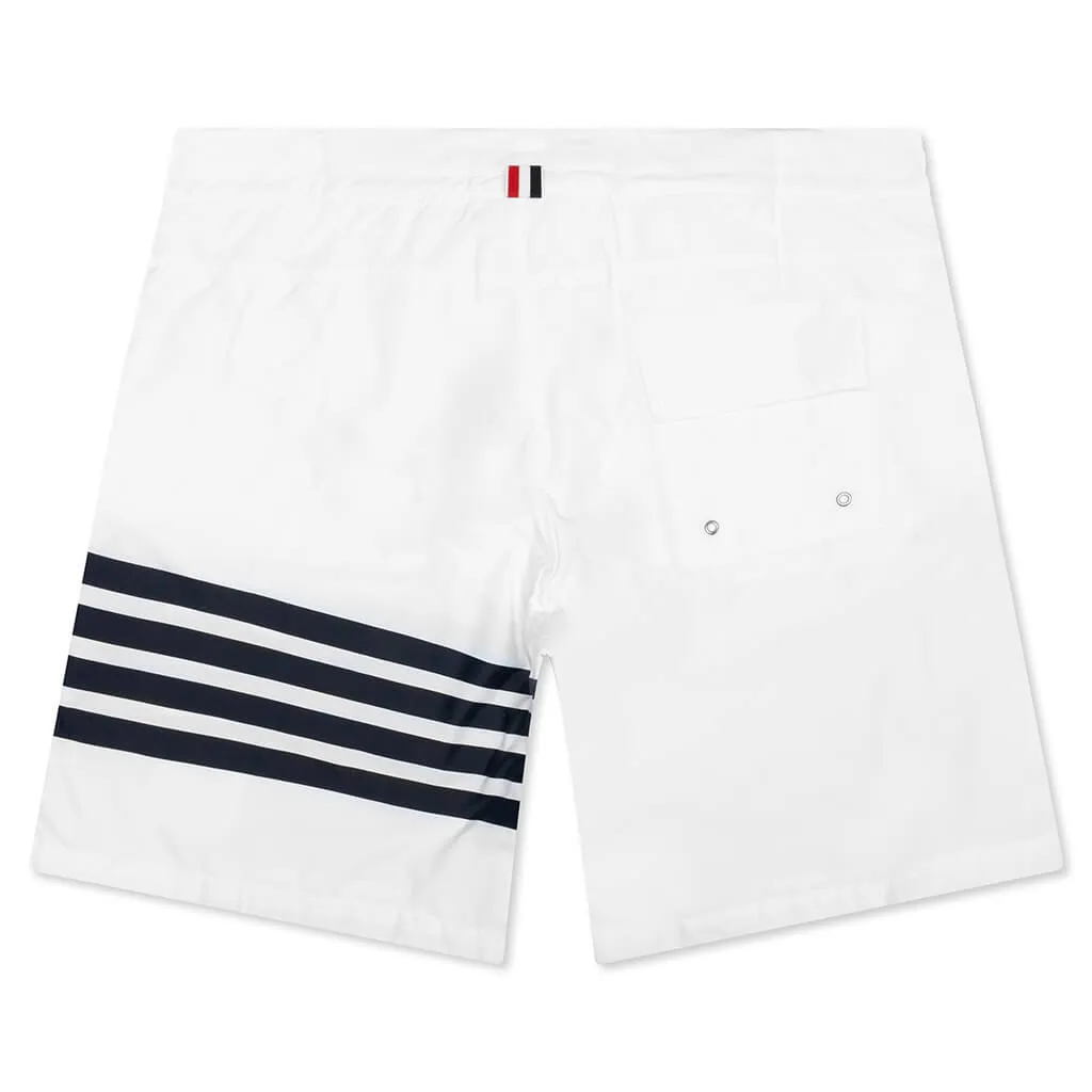 4Bar Board Short - White