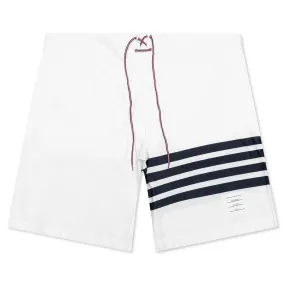 4Bar Board Short - White