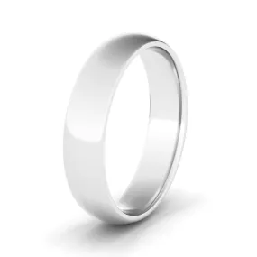 5mm High Polish Finish Men's Wedding Band