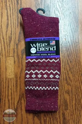 9879 Wise Blend Ladies Heavyweight Retro Crew Socks