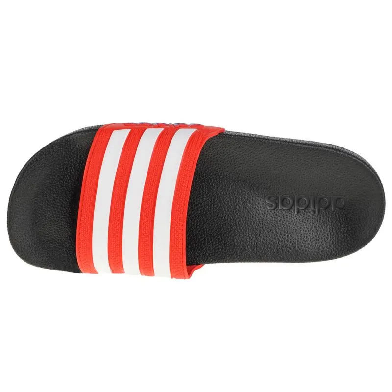 Adidas Junior Adilette Shower Slides Slippers - Red