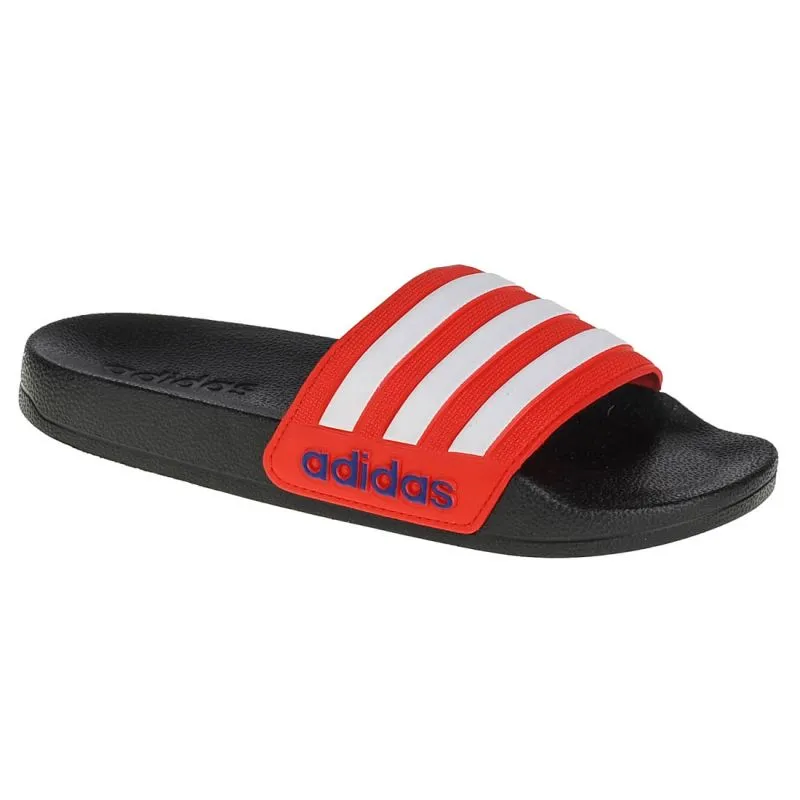 Adidas Junior Adilette Shower Slides Slippers - Red