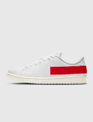 AIR JORDAN 1 CENTRE COURT "UNIVERSITY WHITE AND RED"