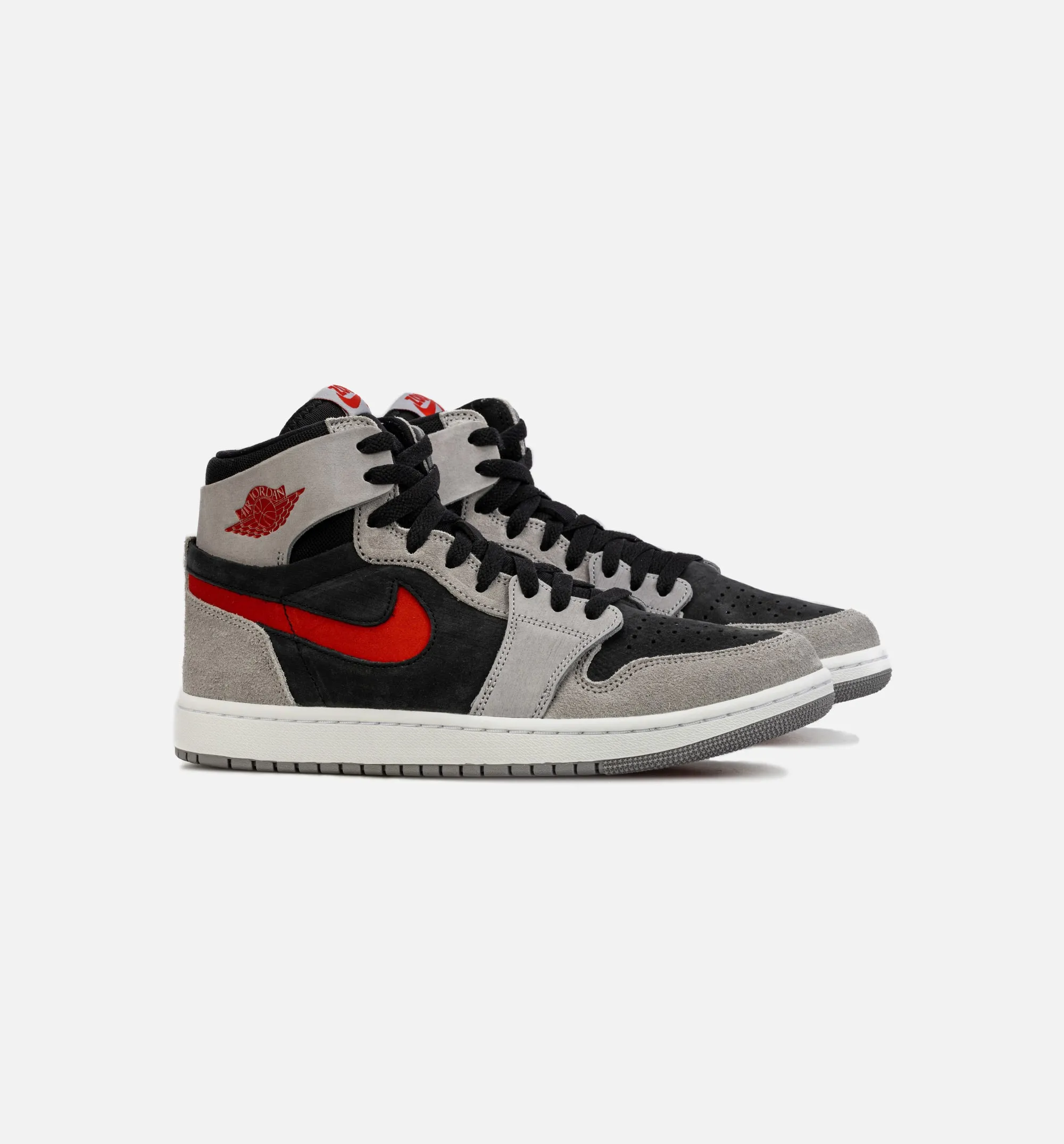 Air Jordan 1 High Zoom CMFT 2 Mens Lifestyle Shoe - Grey/Red