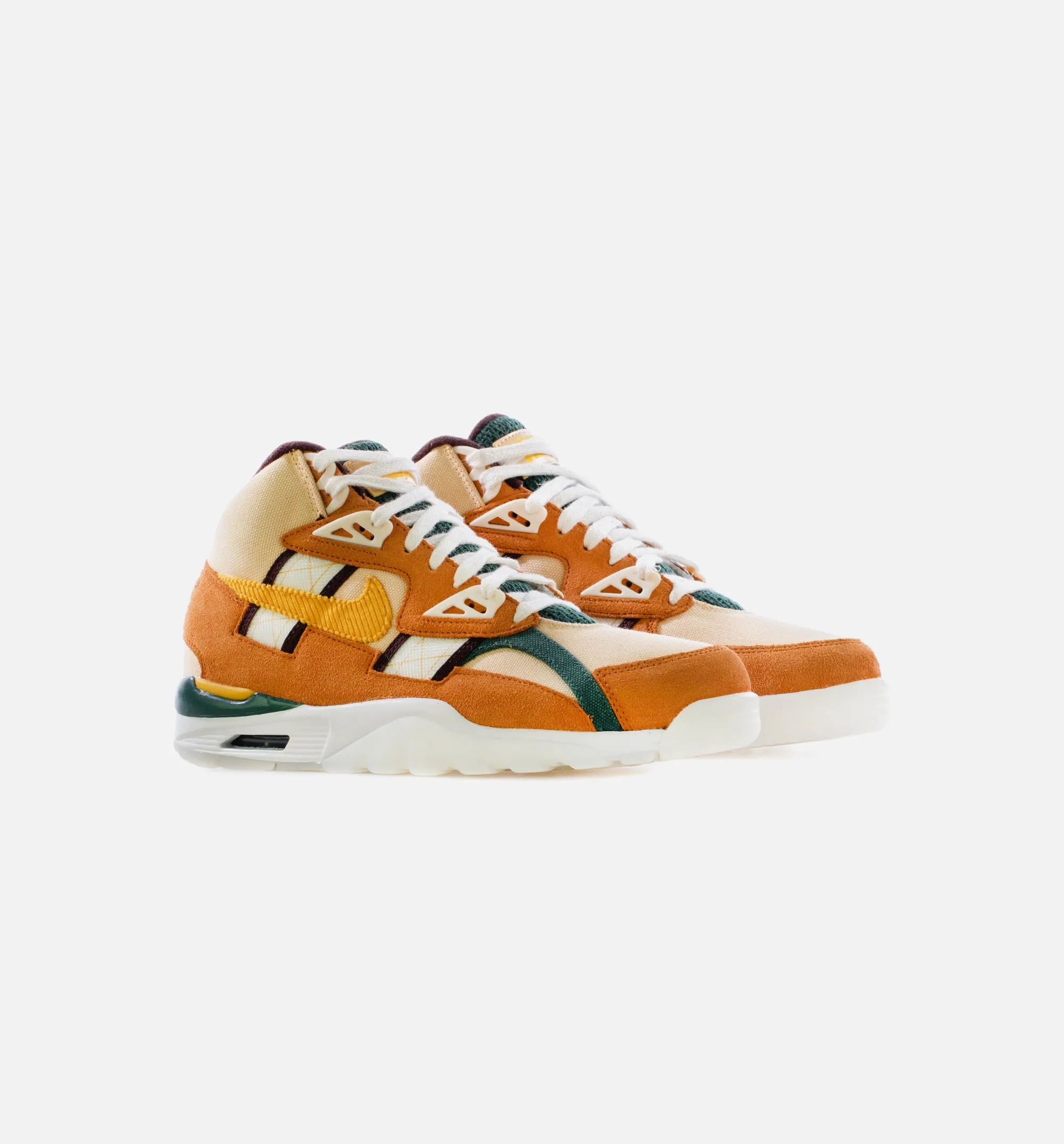 Air Trainer SC High Mens Lifestyle Shoe - Tan/Yellow/Green