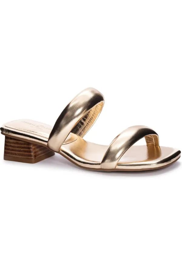 Alistair Heel - Metallic Gold - FINAL SALE