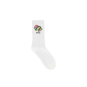 Arte Hearts Socks (White)