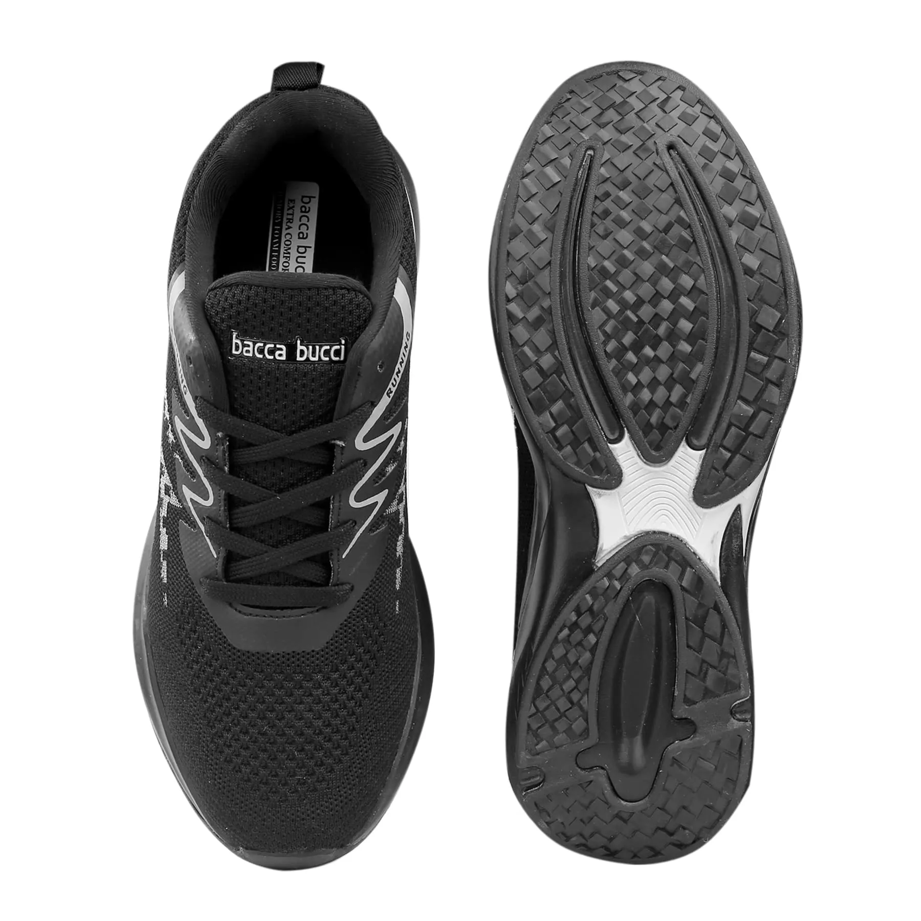 Mens High-Performance Bacca Bucci Marathon Running Shoes - Lightweight & Breathable Athletic Sneakers