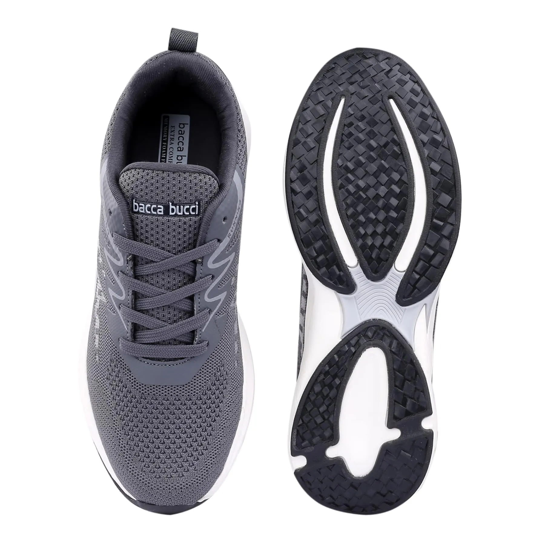 Mens High-Performance Bacca Bucci Marathon Running Shoes - Lightweight & Breathable Athletic Sneakers