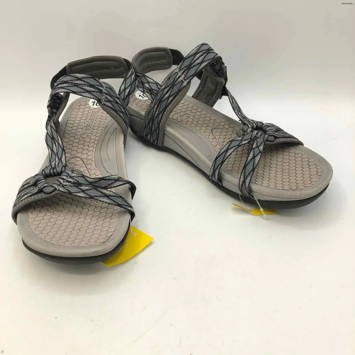 BARETRAPS Gray Sandal Shoe Size 10 Shoes