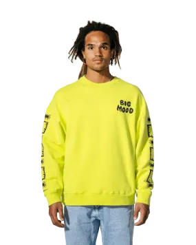 BATALEON Big Mood Crewneck Yellow