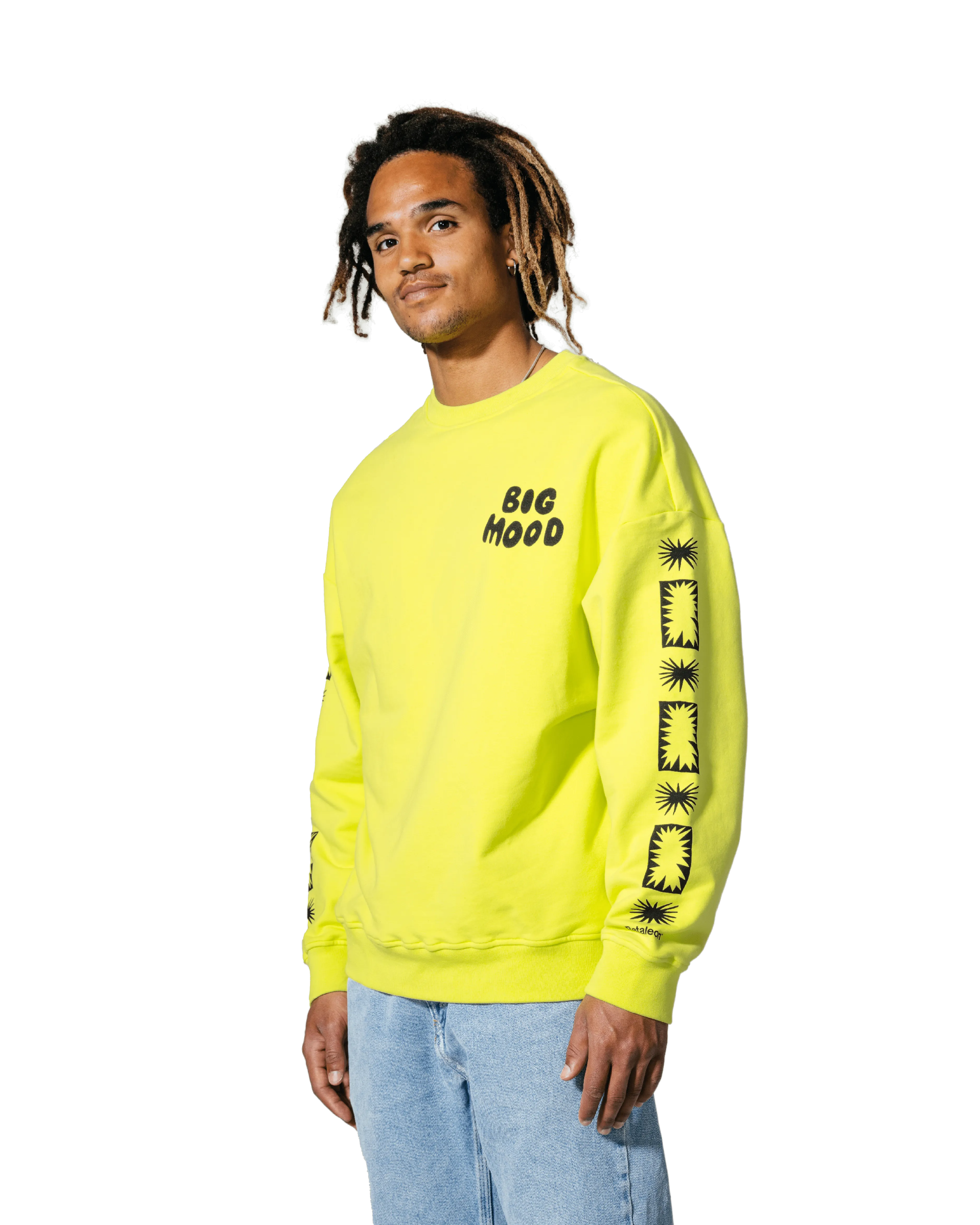 BATALEON Big Mood Crewneck Yellow