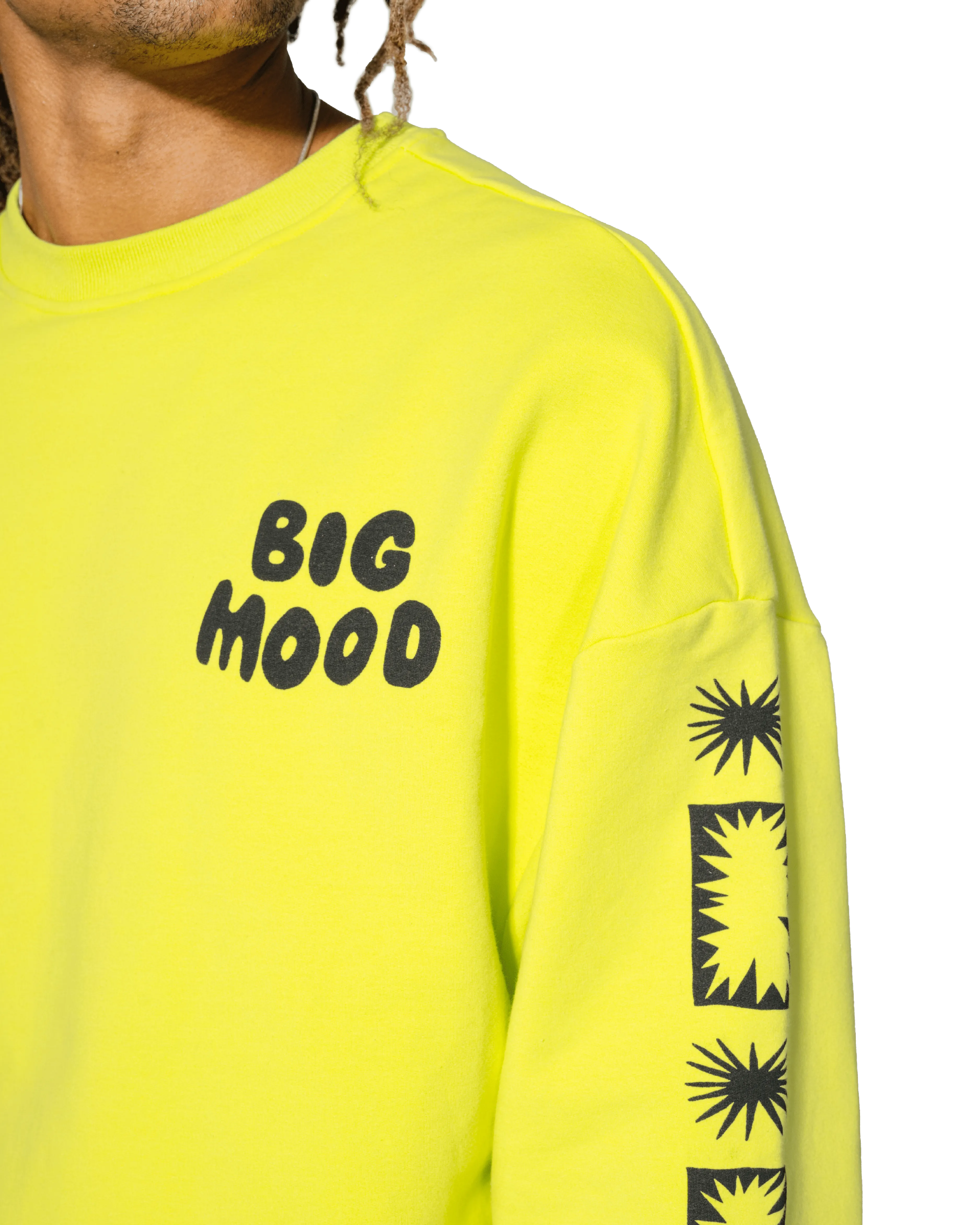 BATALEON Big Mood Crewneck Yellow