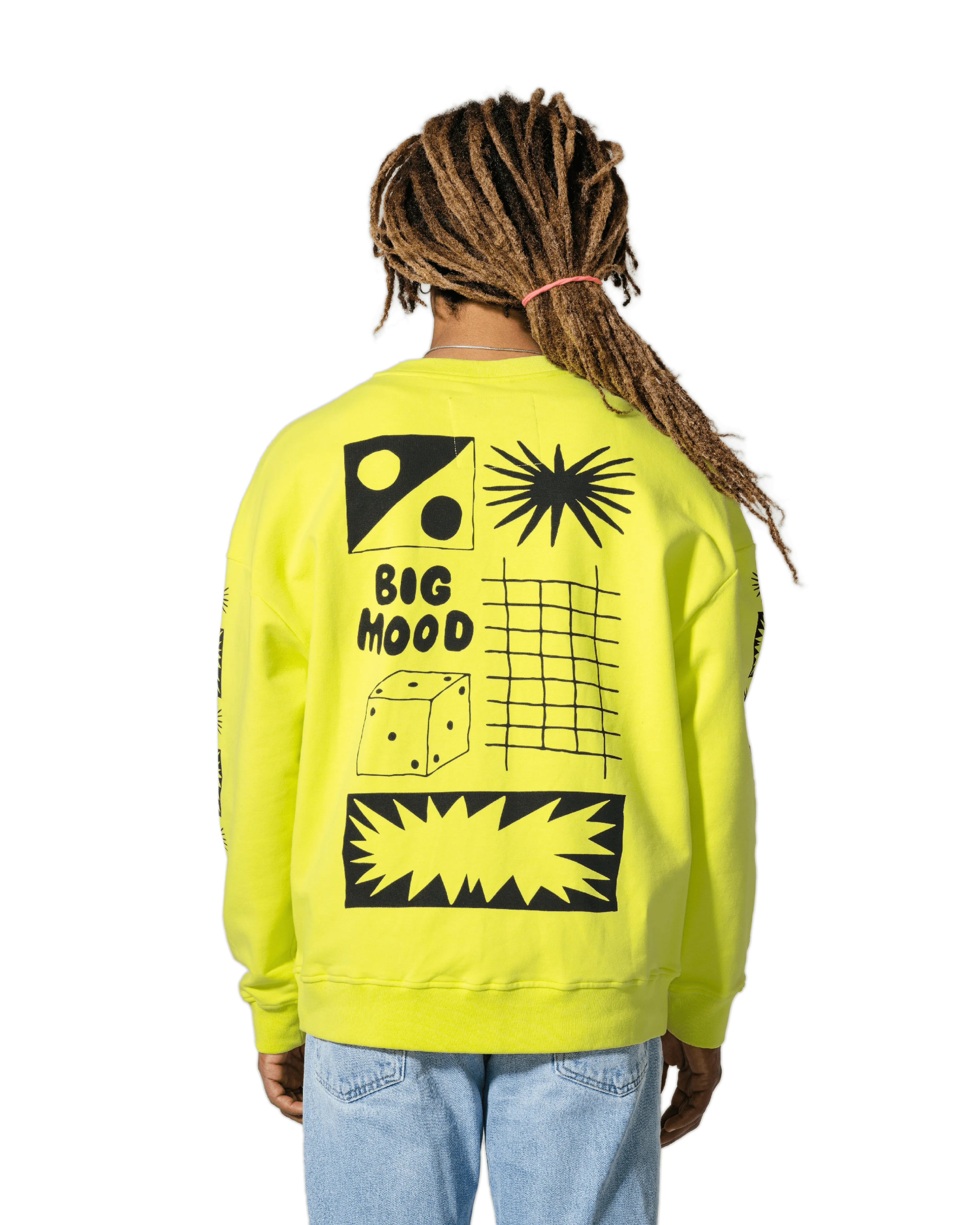 BATALEON Big Mood Crewneck Yellow