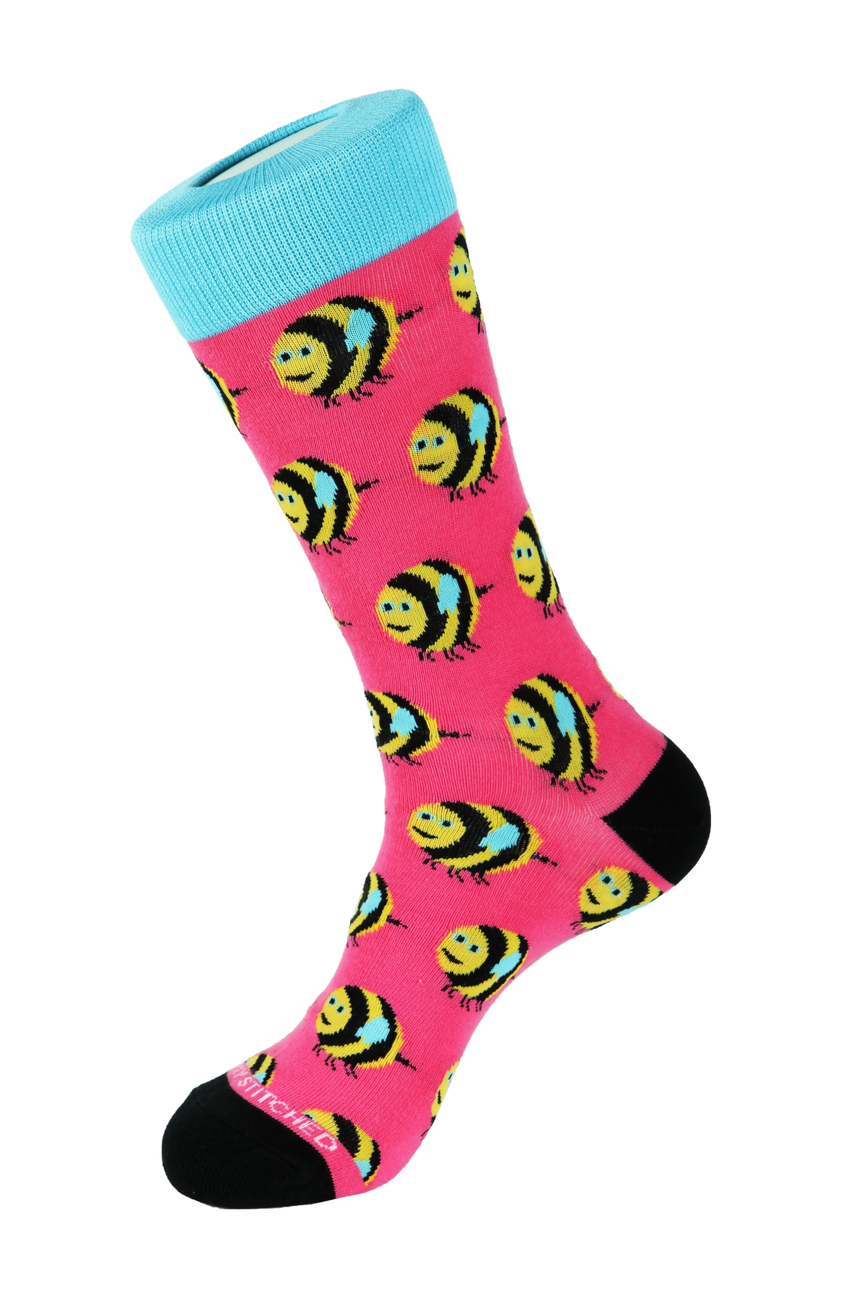 Bee Dot Crew Sock