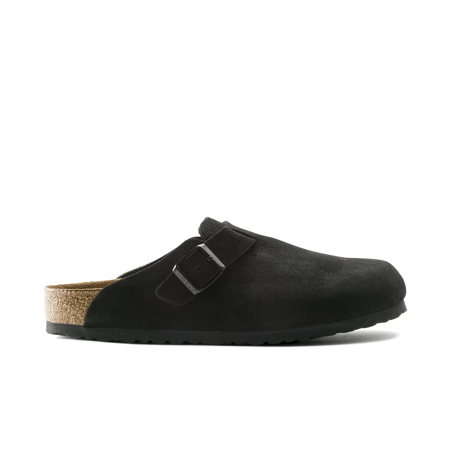 Birkenstock Boston Soft Footbed 'Suede Black'