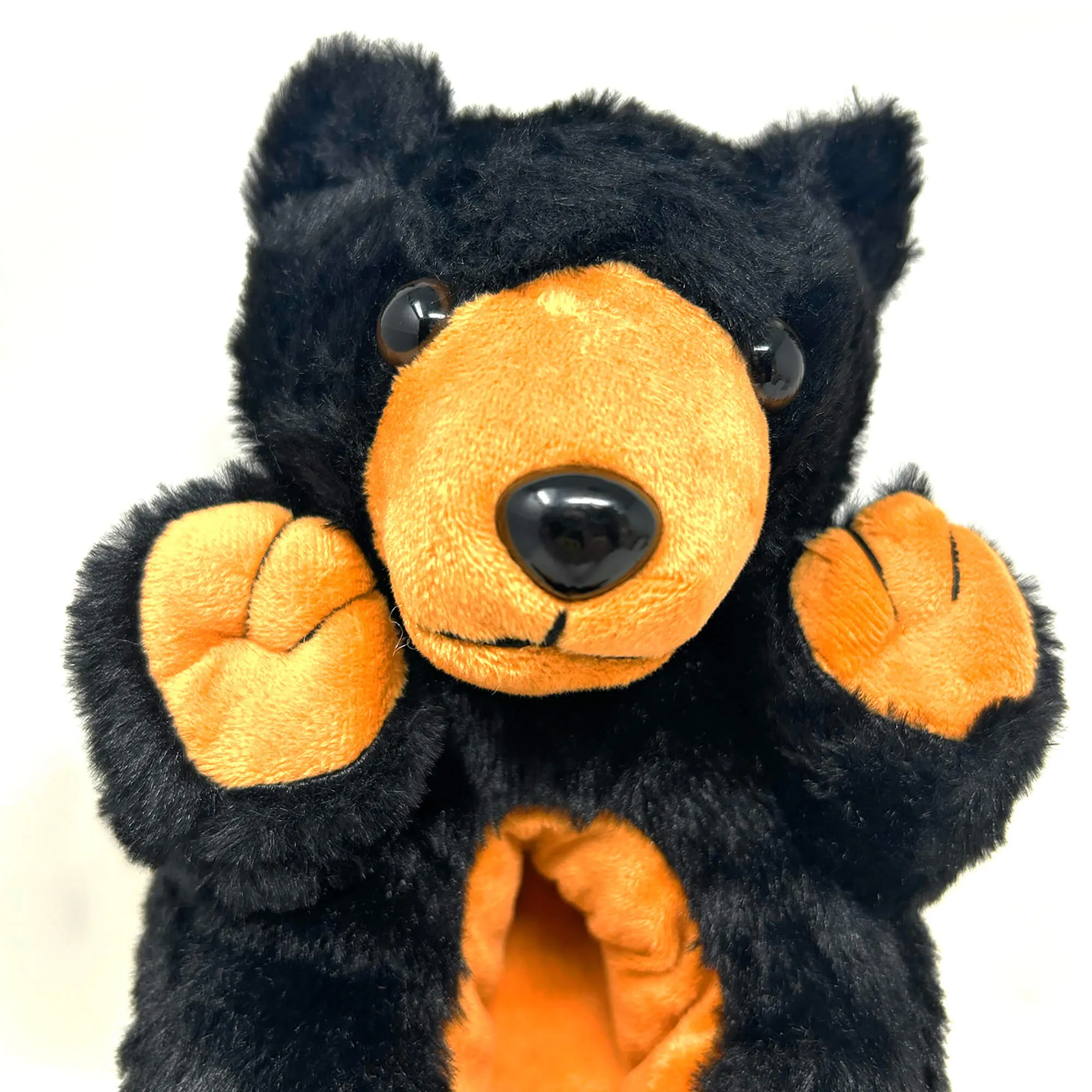 Black Bear Hugs Kid's Slippers