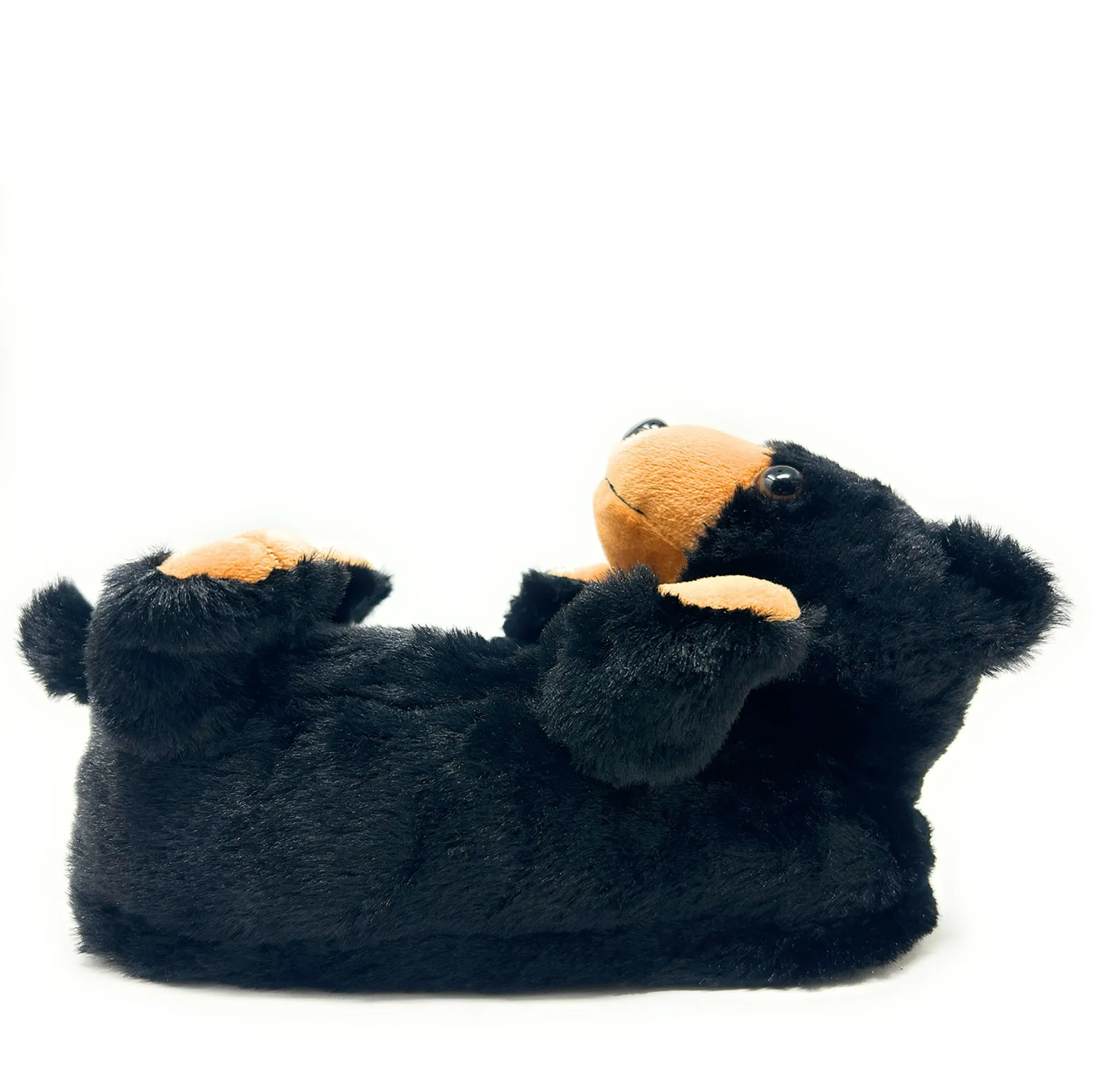 Black Bear Hugs Kid's Slippers