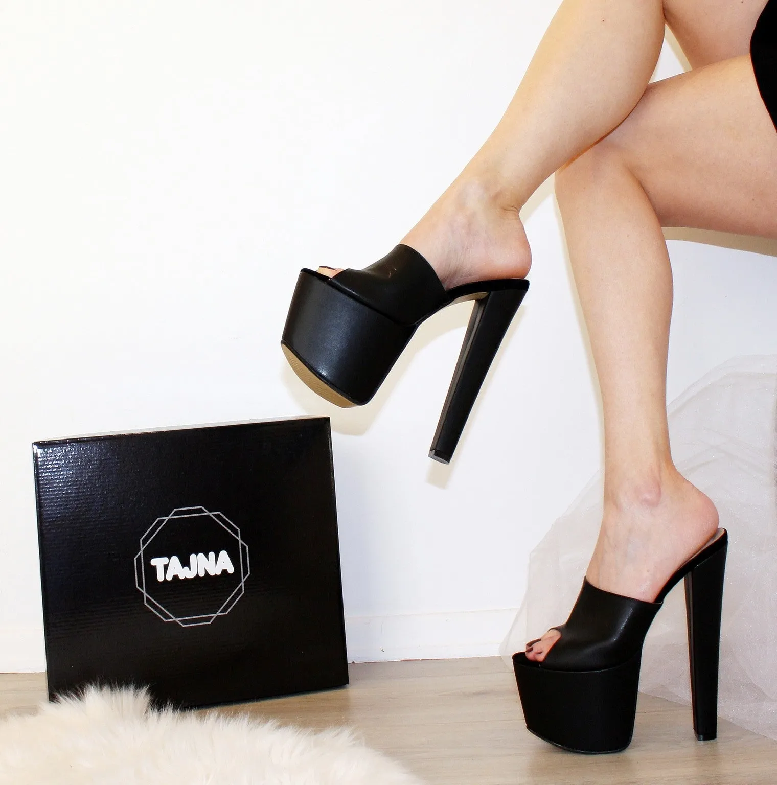 Black Platform Sandals