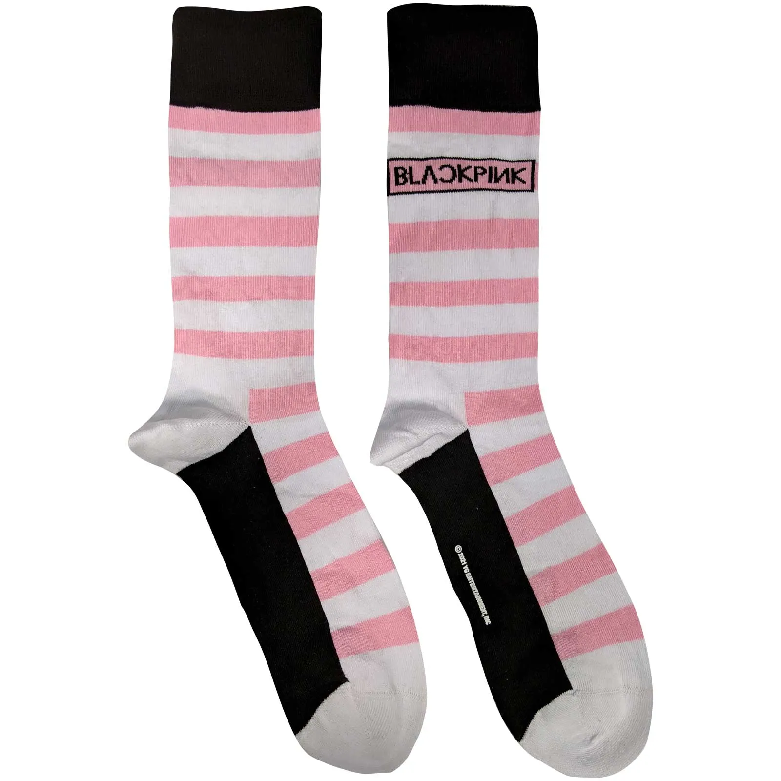 Blackpink Unisex Ankle Socks - Stripes & Logo