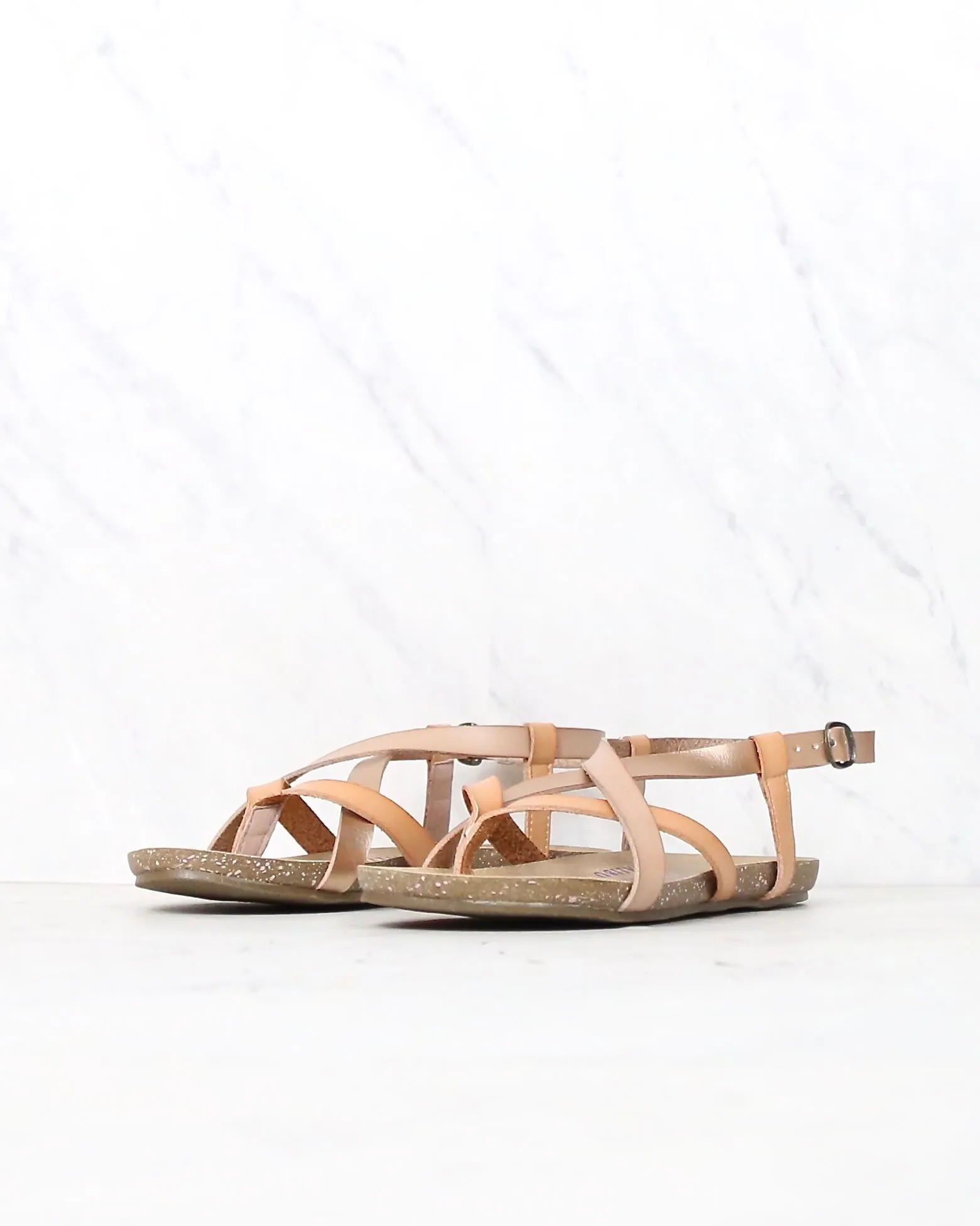 Blowfish - Women's Granola Fisherman Sandal in Blonde/Pearl Rose Gold/Blush