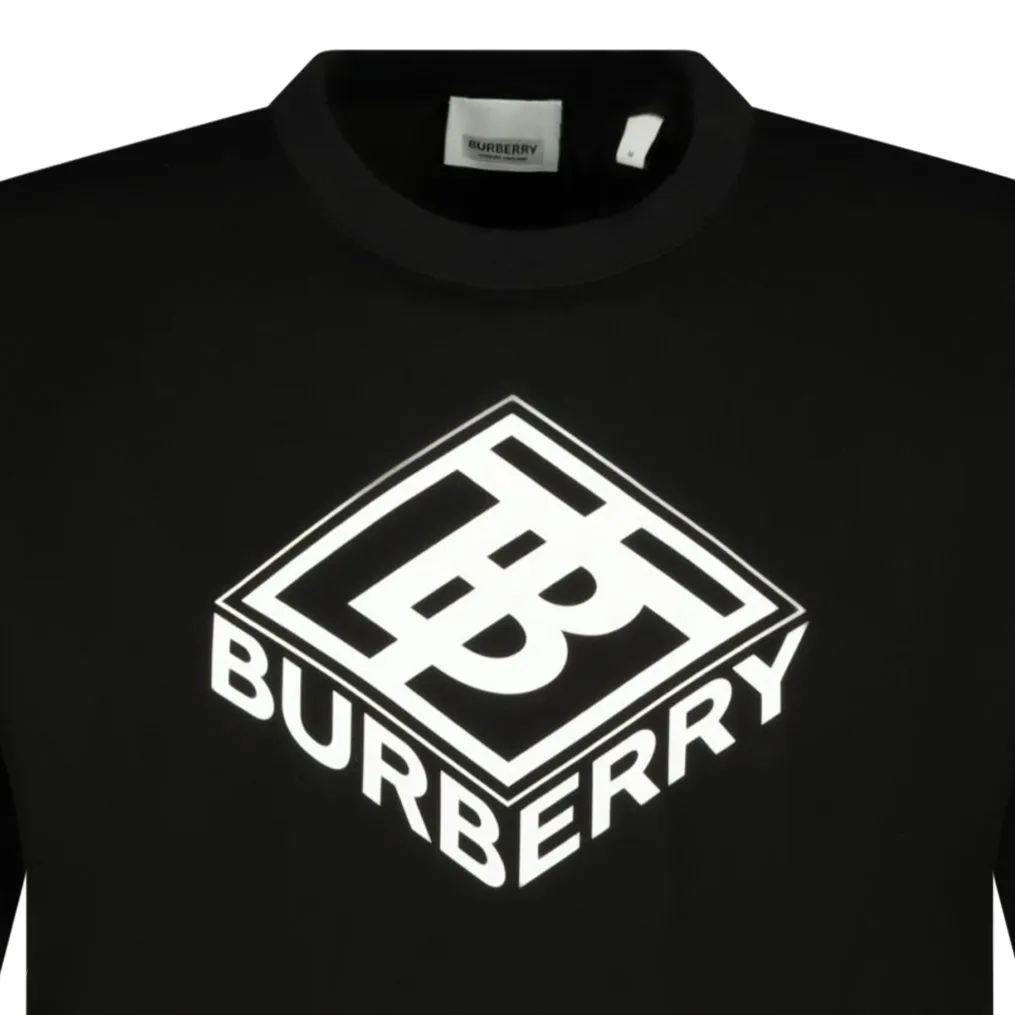 Burberry Ellison Premium Black Short Sleeve T-Shirt