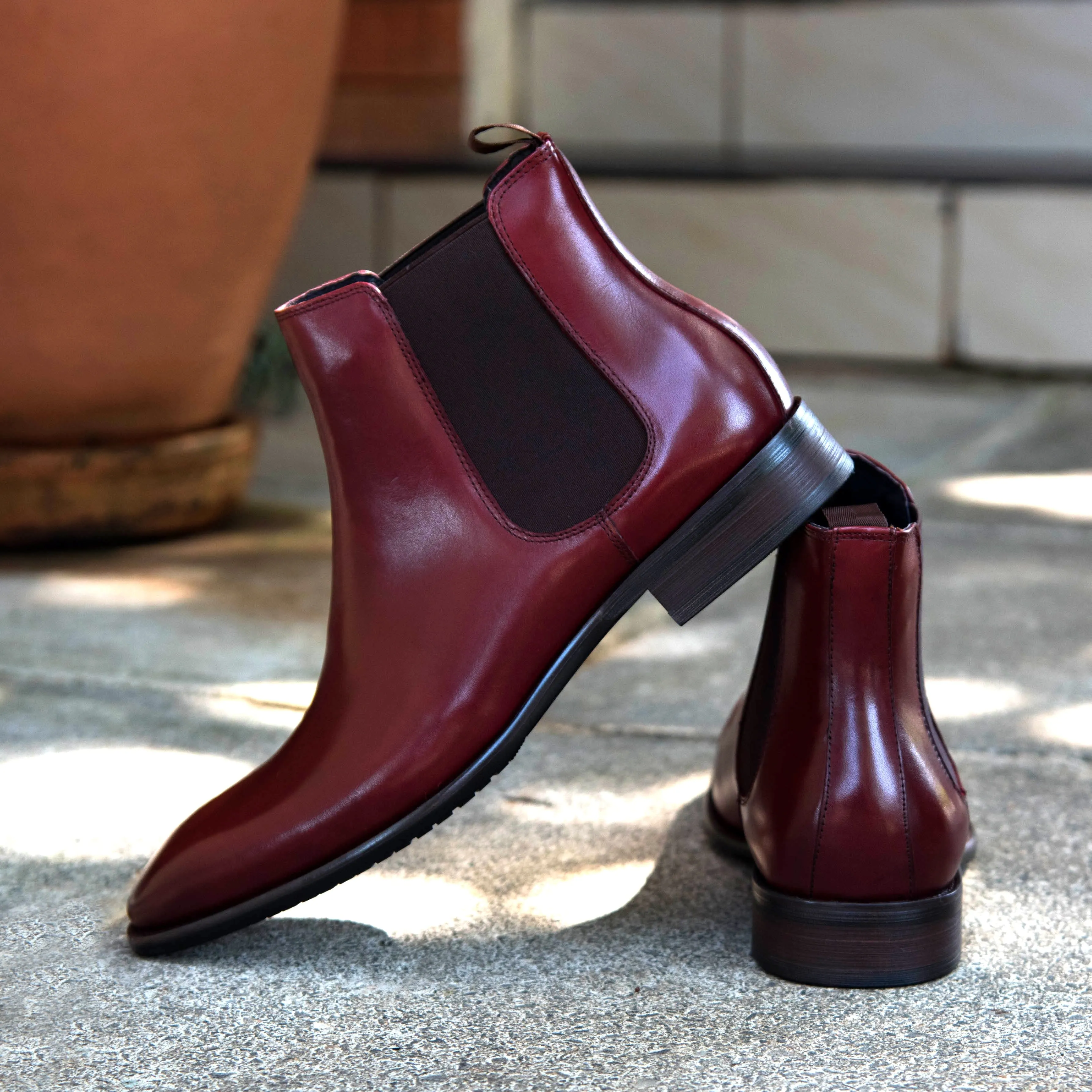 CARDIZ | Ox Blood Chelsea Boots