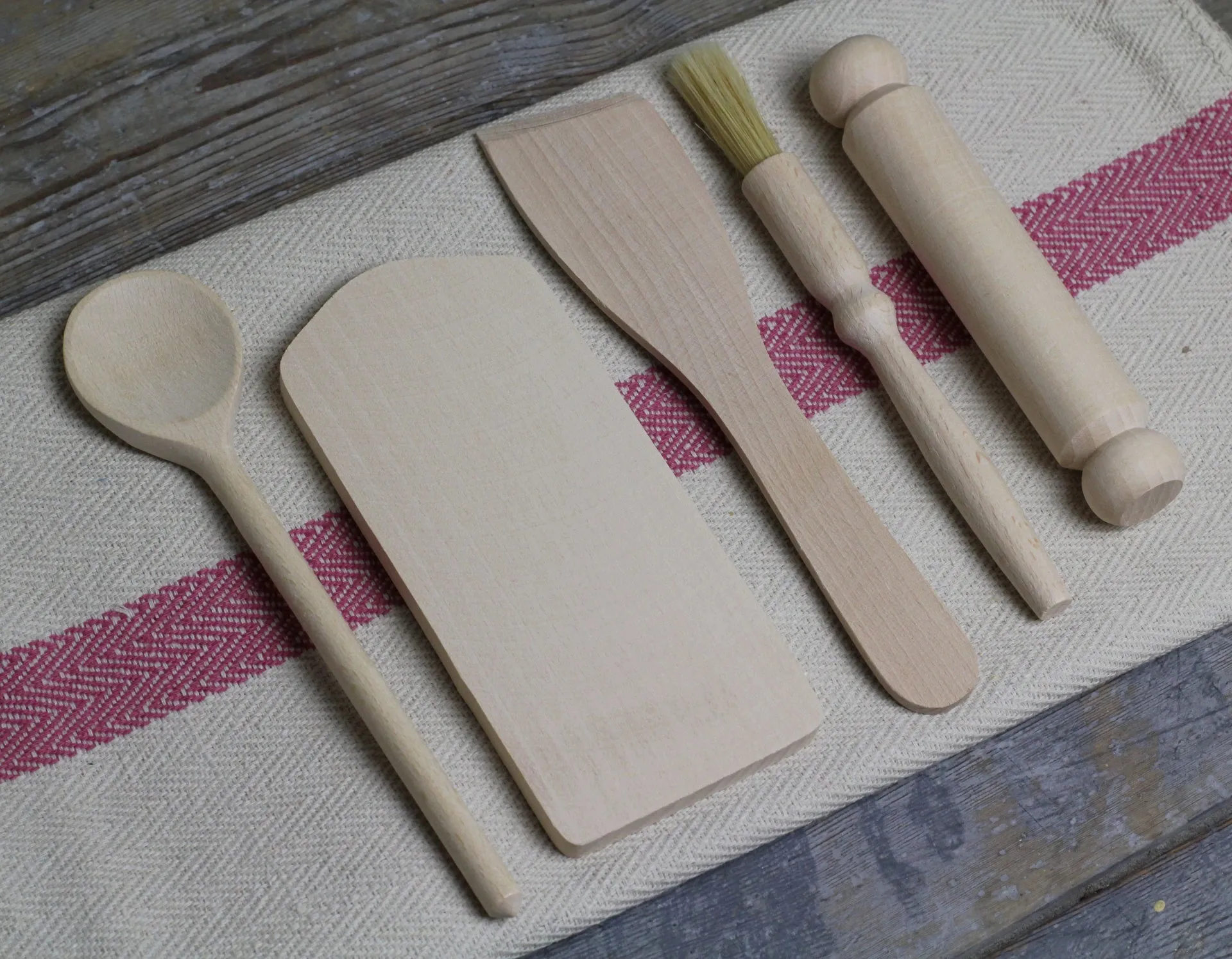 Children's Wooden Baking Set