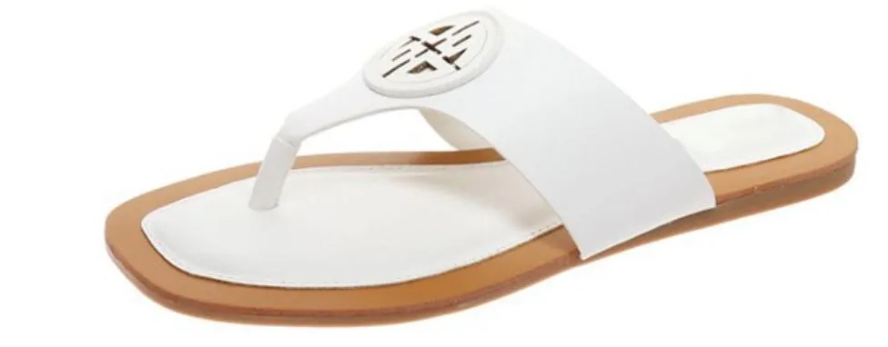 Circle Disk Thong Sandal