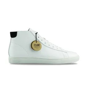 Clae Bradley Mid White Leather