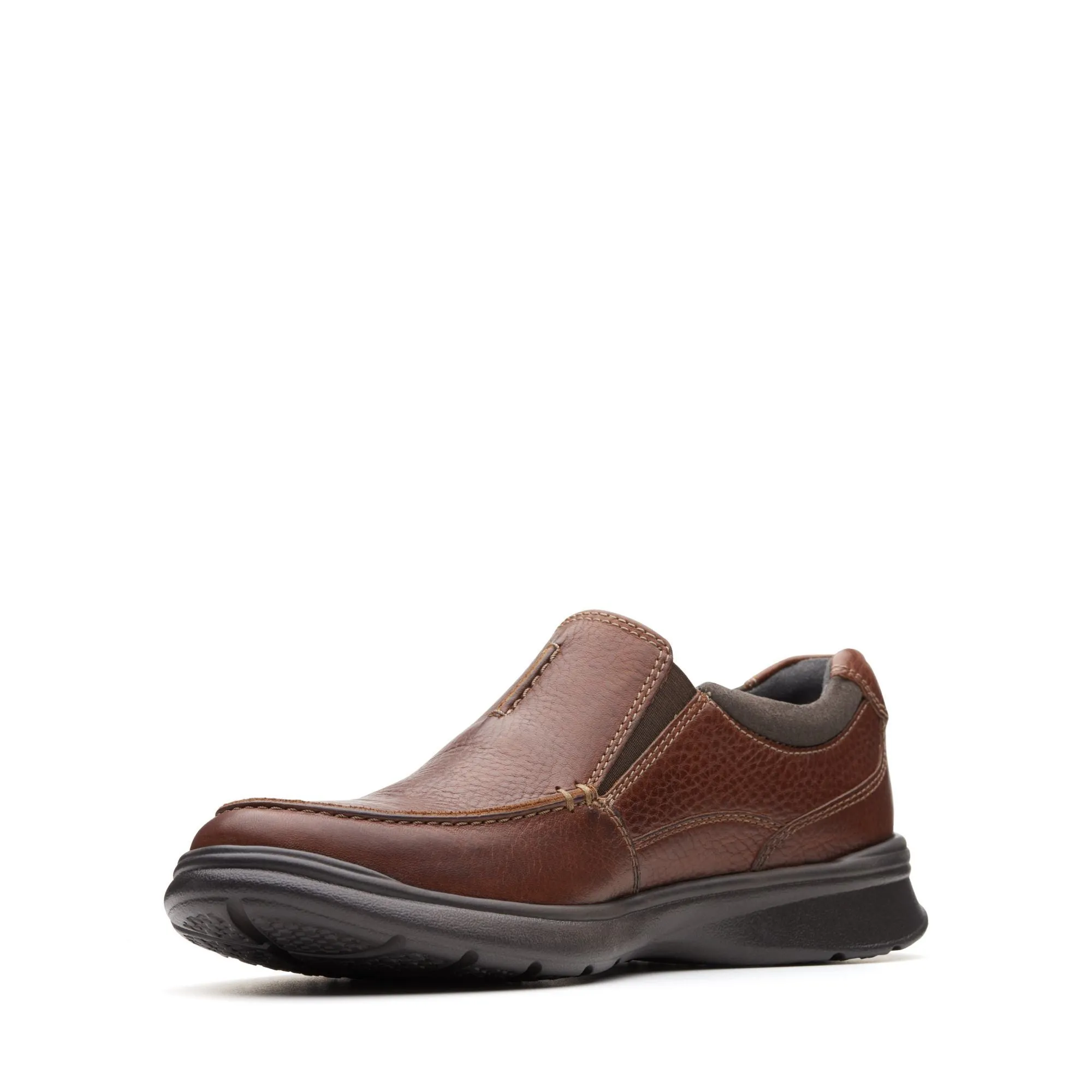 Clarks Cotrell Free Tobacco Leather - Wide Width