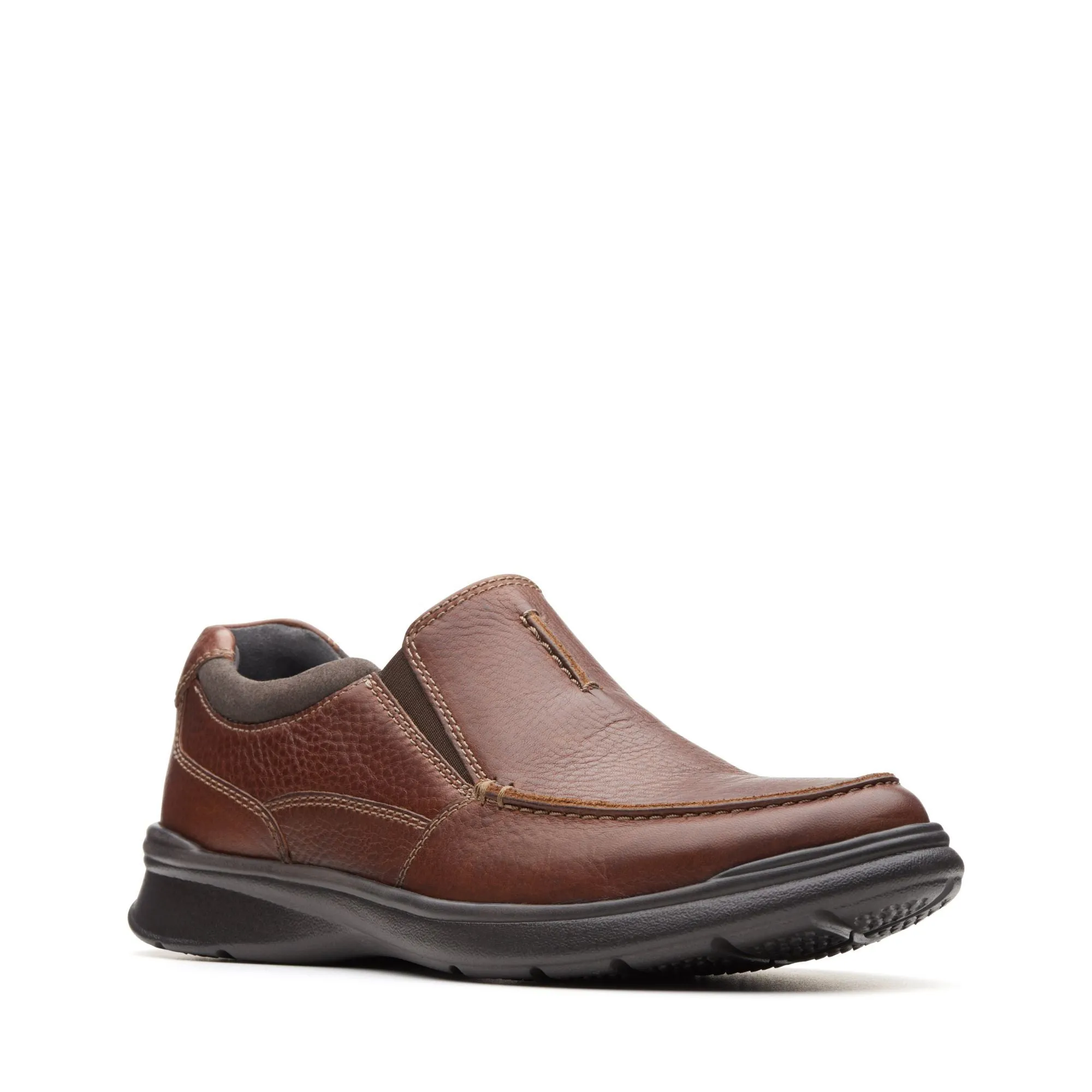 Clarks Cotrell Free Tobacco Leather - Wide Width