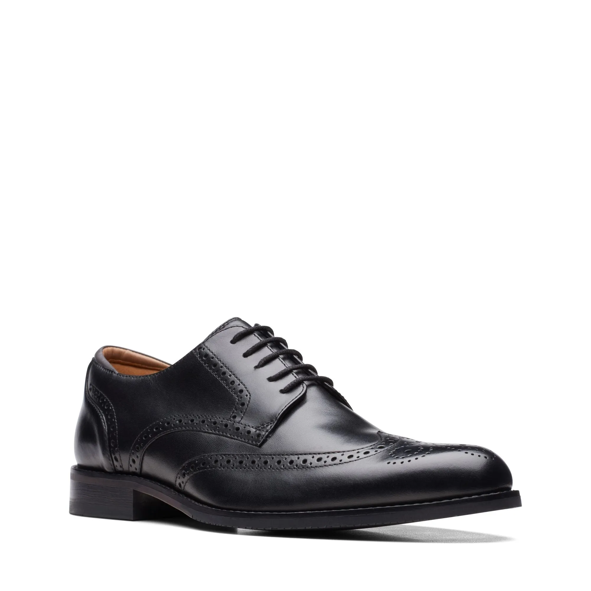 Clarks CraftArloLimit Black Leather - Standard Width