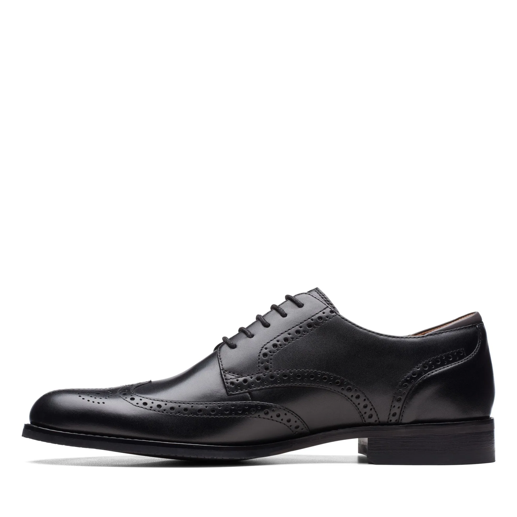 Clarks CraftArloLimit Black Leather - Standard Width