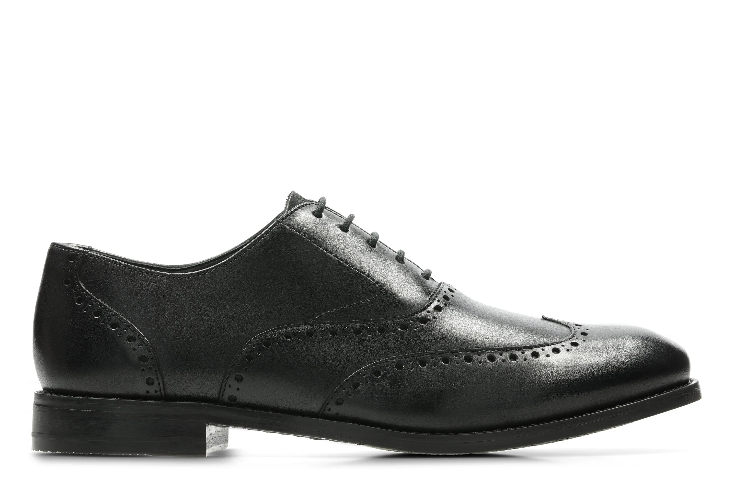 Clarks Edward Walk Black Leather