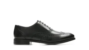 Clarks Edward Walk Black Leather