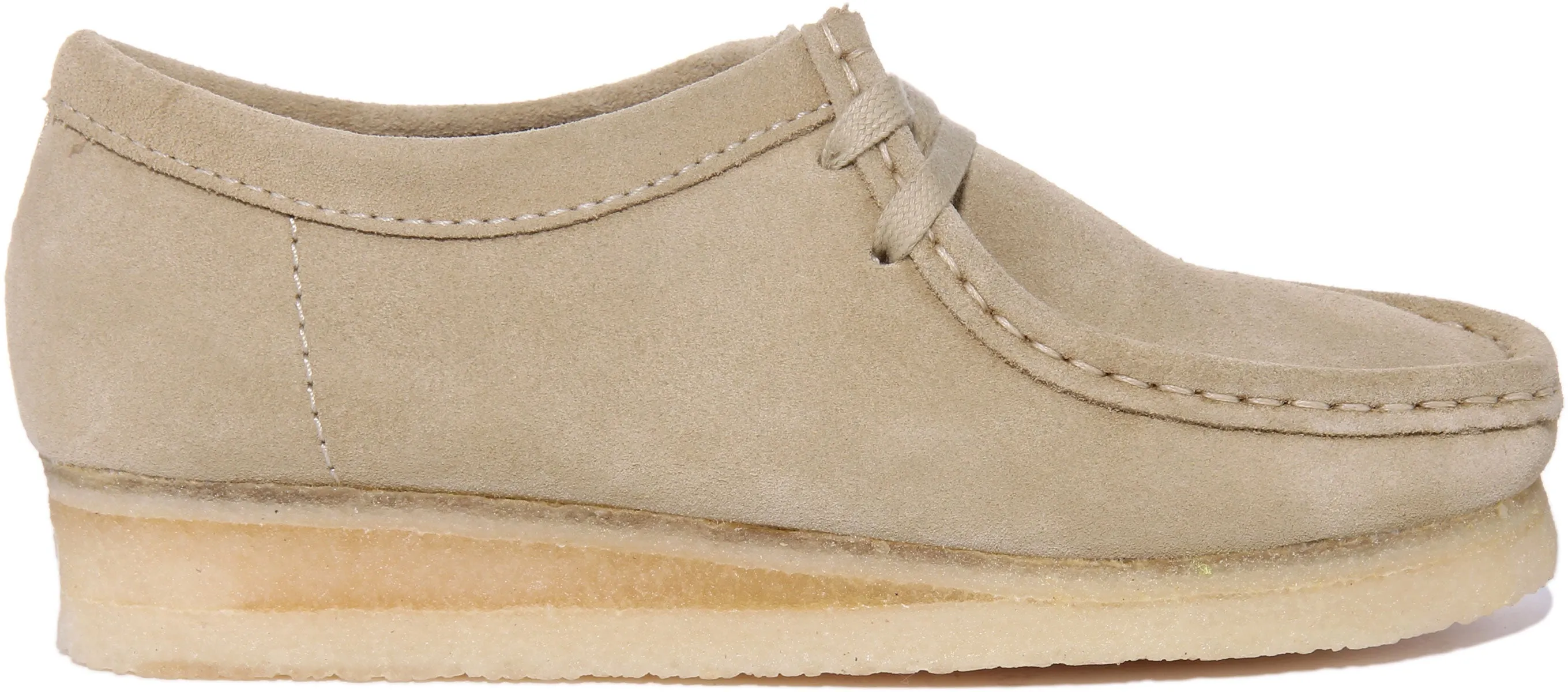 Clarks Originals Wallabee In Beige For Women