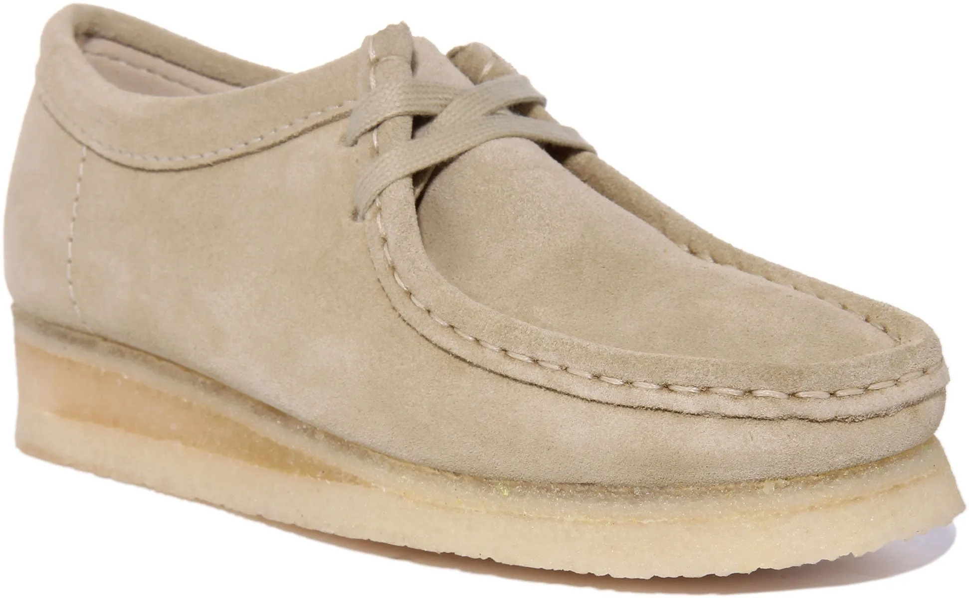 Clarks Originals Wallabee In Beige For Women