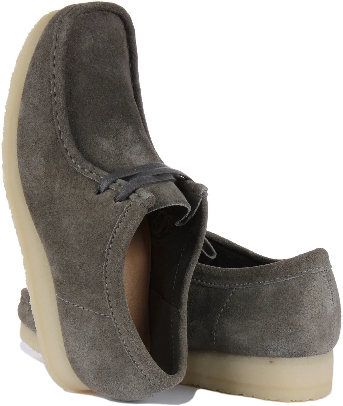 Clarks Originals Wallabee In Grey For Men