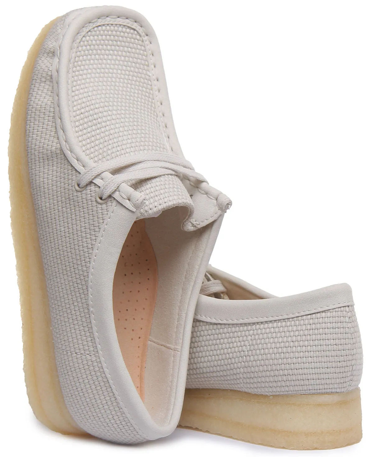 Clarks Originals Wallabee In Off White