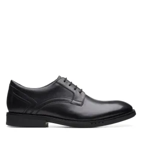 Clarks Un Hugh Lace Black Leather