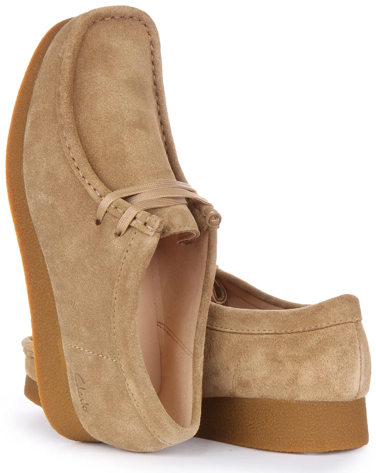 Clarks Wallabee Evo shoe In Sand For Women