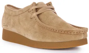 Clarks Wallabee Evo shoe In Sand For Women