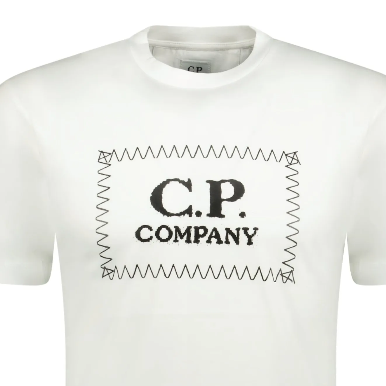 CP COMPANY Chest Logo T-Shirt White