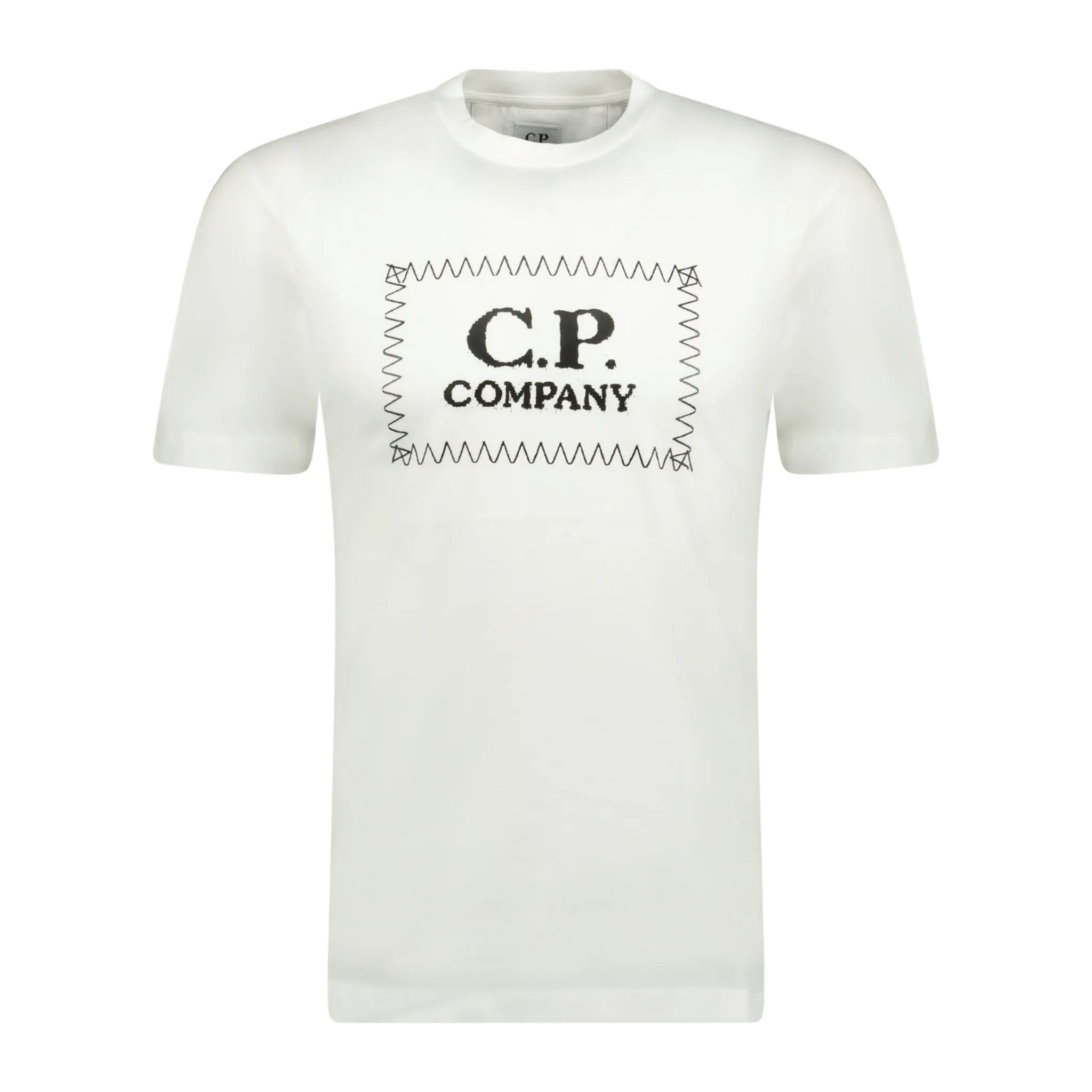 CP COMPANY Chest Logo T-Shirt White