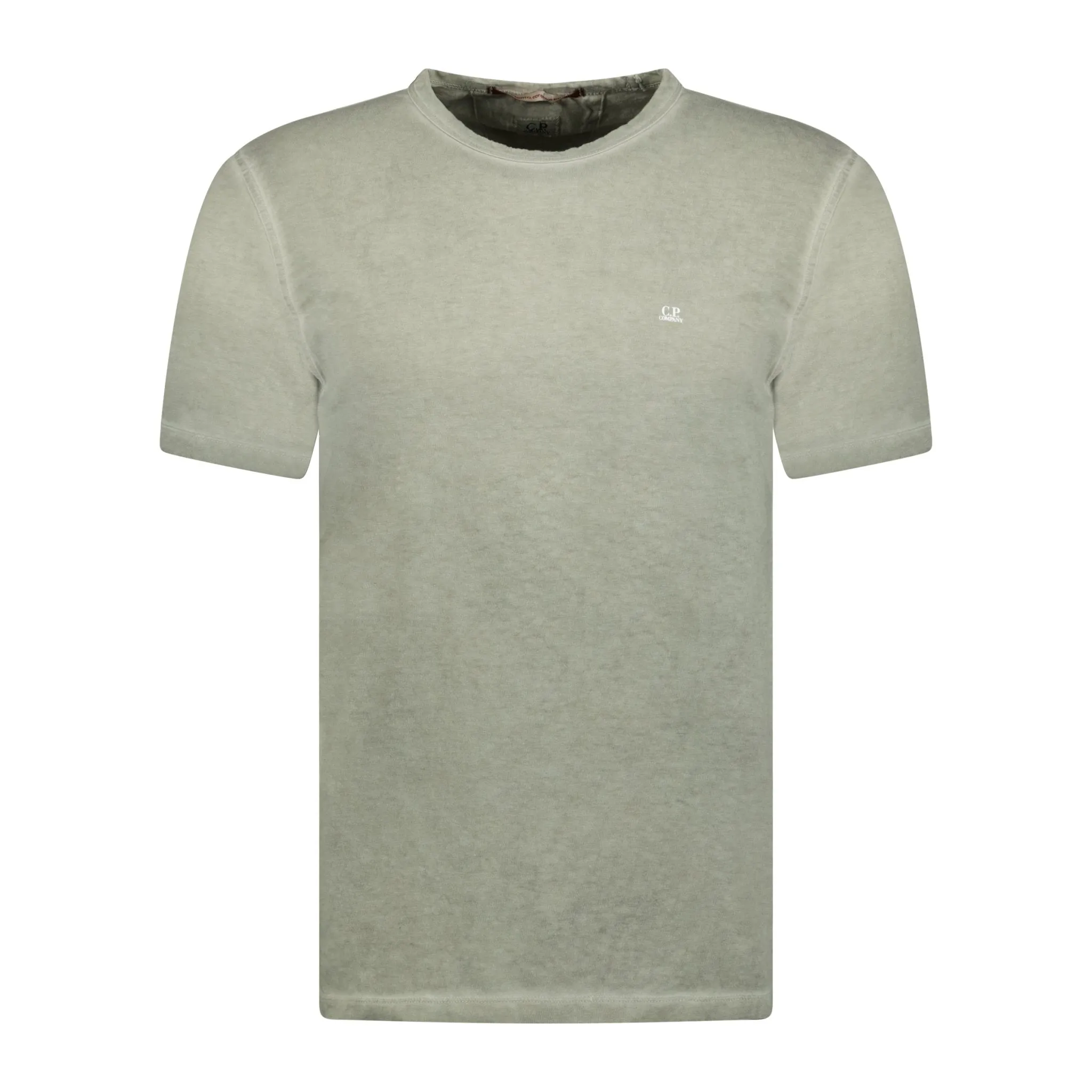 CP COMPANY I.C.E Logo-Print T-Shirt Sage Green