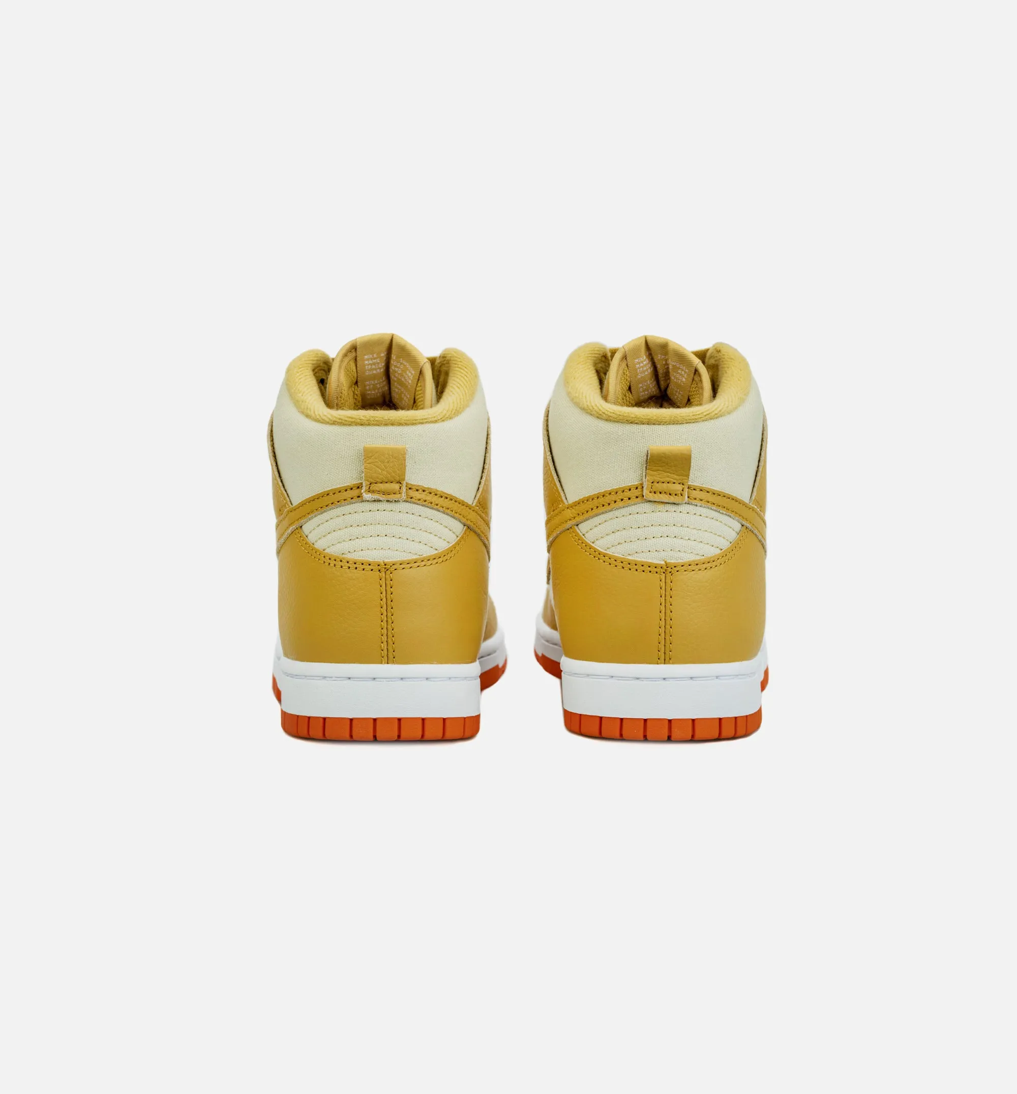 Dunk High Gold Canvas Mens Lifestyle Shoe - Gold/Beige