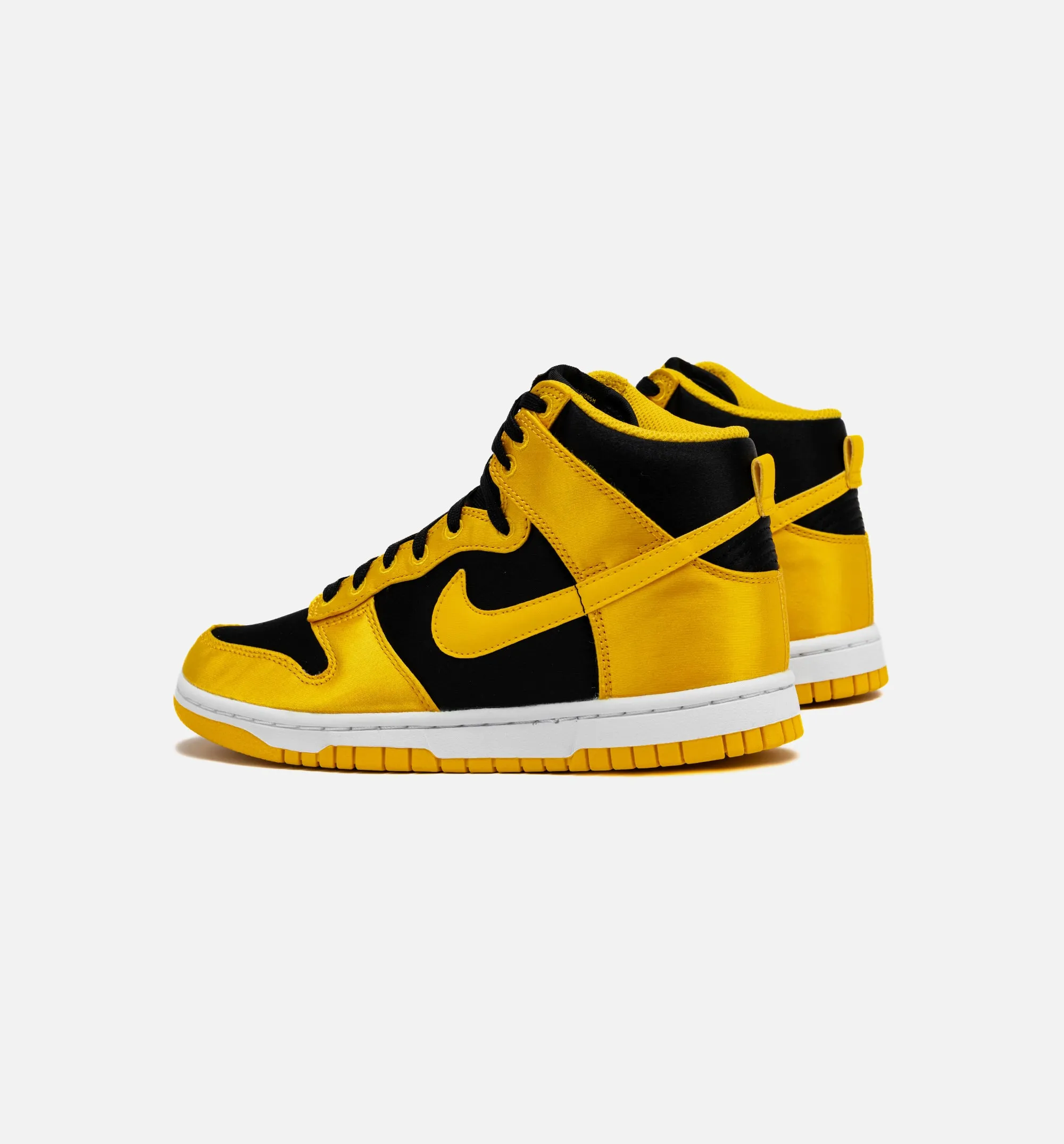 Dunk High Satin Goldenrod Womens Lifestyle Shoe - Black/Varsity Maize/White